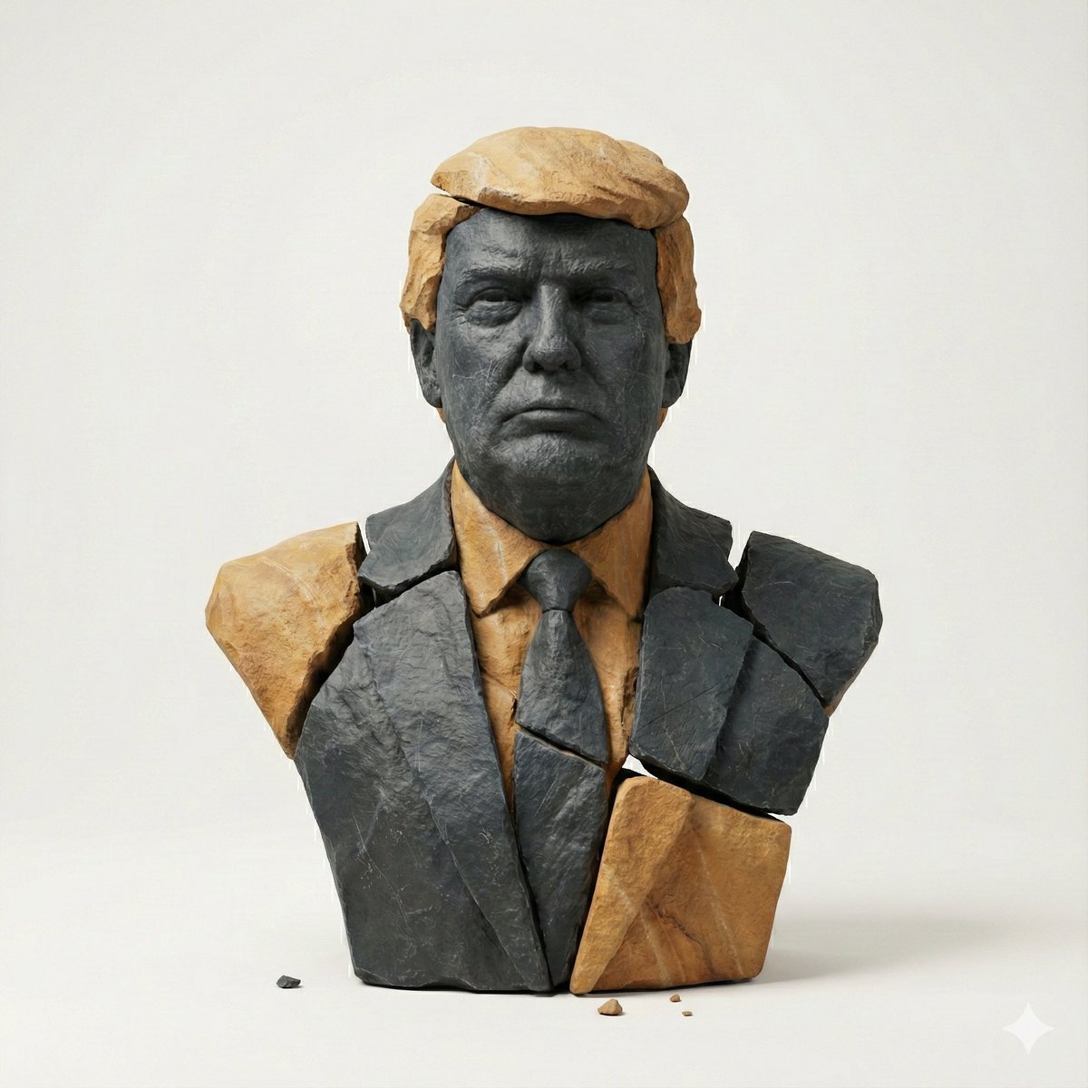 Image-to-Image Style Transfer: Fragmented Stone Sculpture example 1