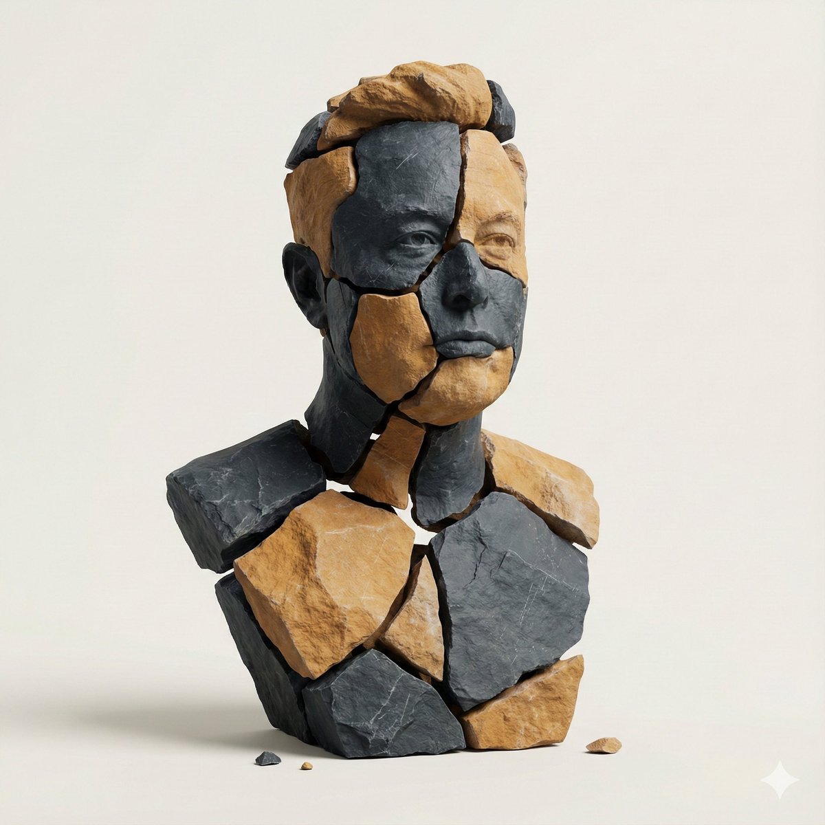 Image-to-Image Style Transfer: Fragmented Stone Sculpture example 2