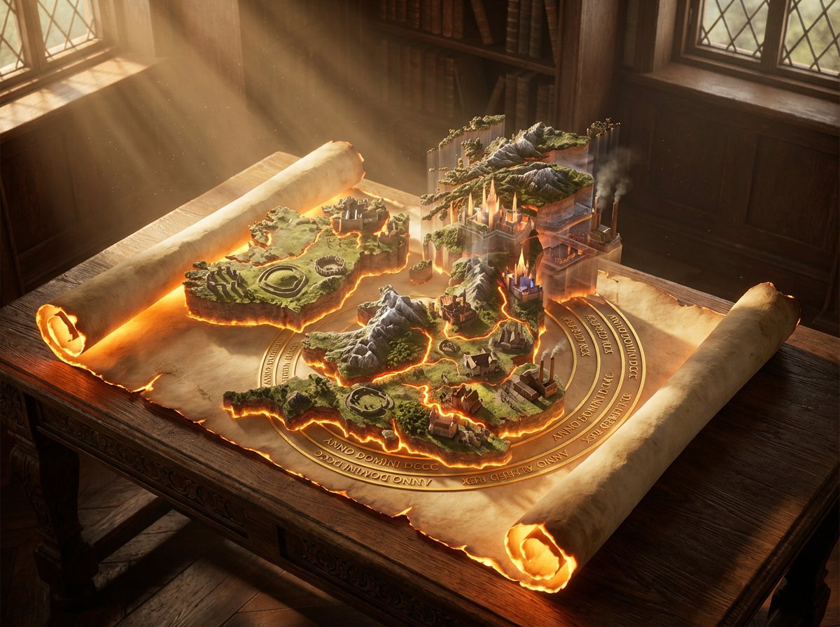3D Isometric Atlas Scene in Firefly Style example 2