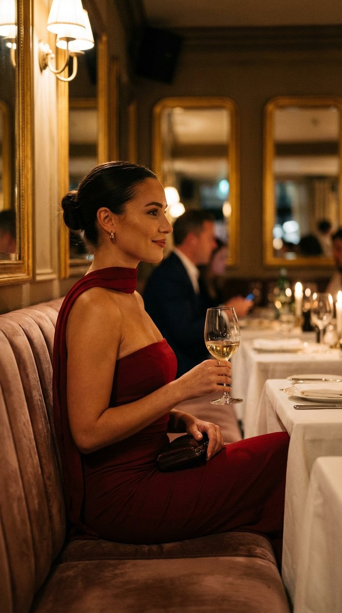 High-End Editorial Restaurant Portrait Prompt AI image template preview