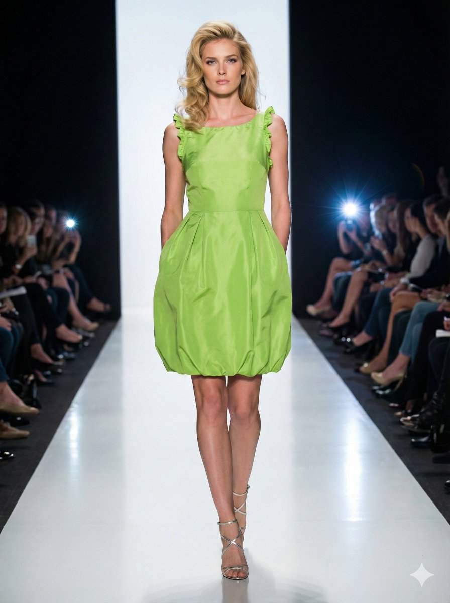 Model Walking Down Runway Prompt AI image template preview