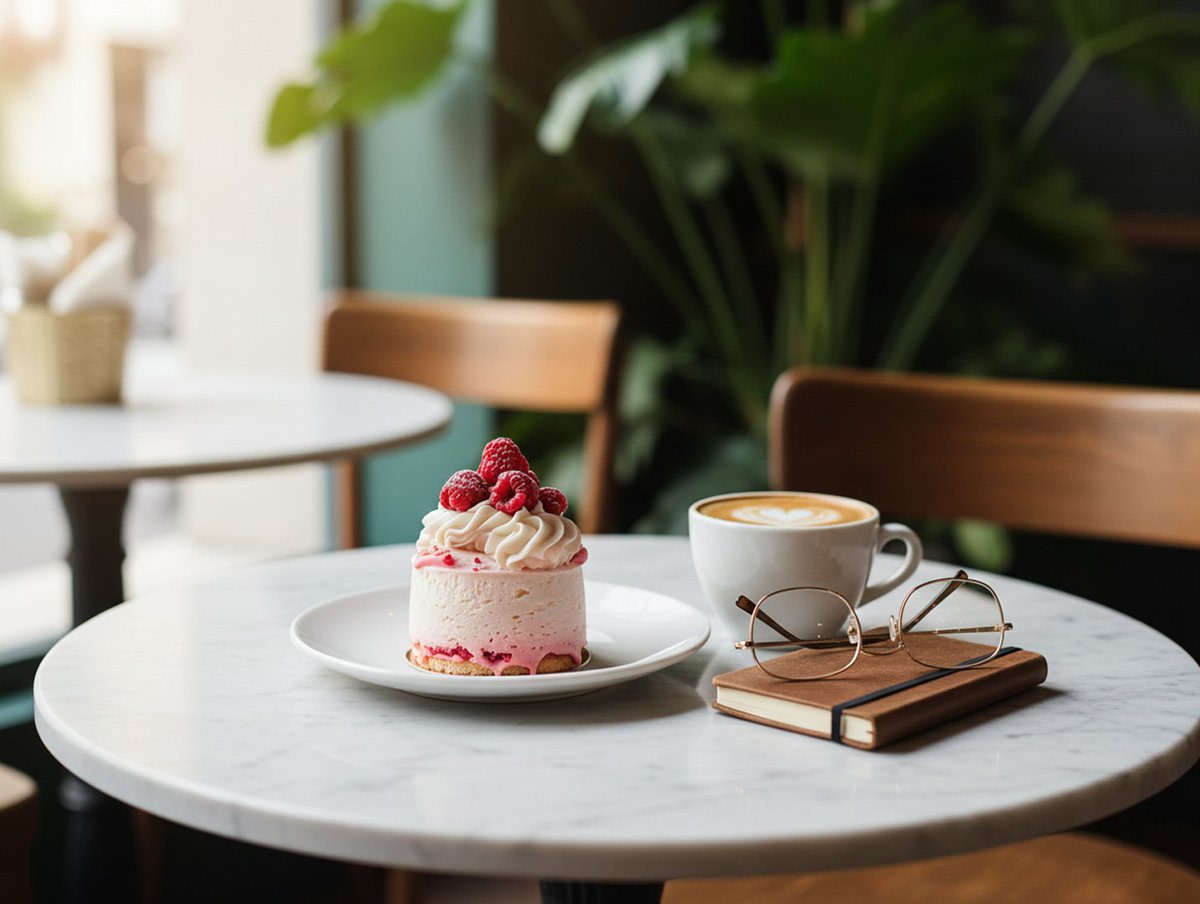 Wes Anderson Style Pop-Art Food Photography AI image template preview