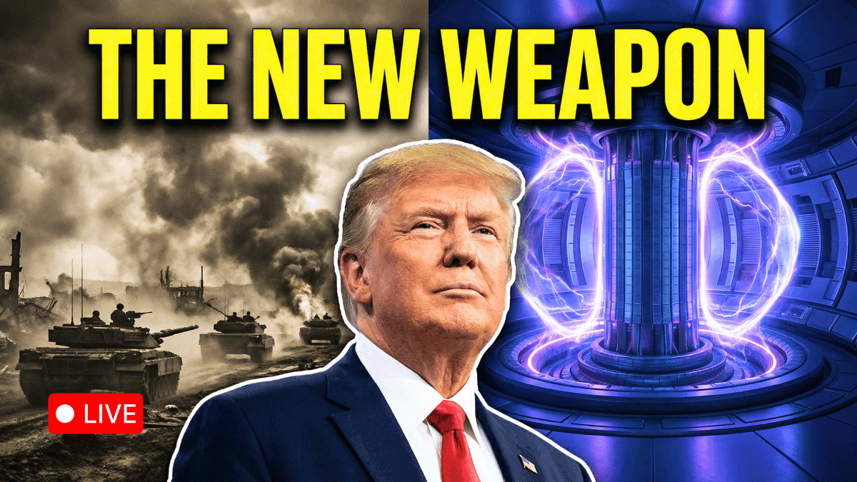 Youtube Thumbnail Concept: The New Weapon AI image template preview