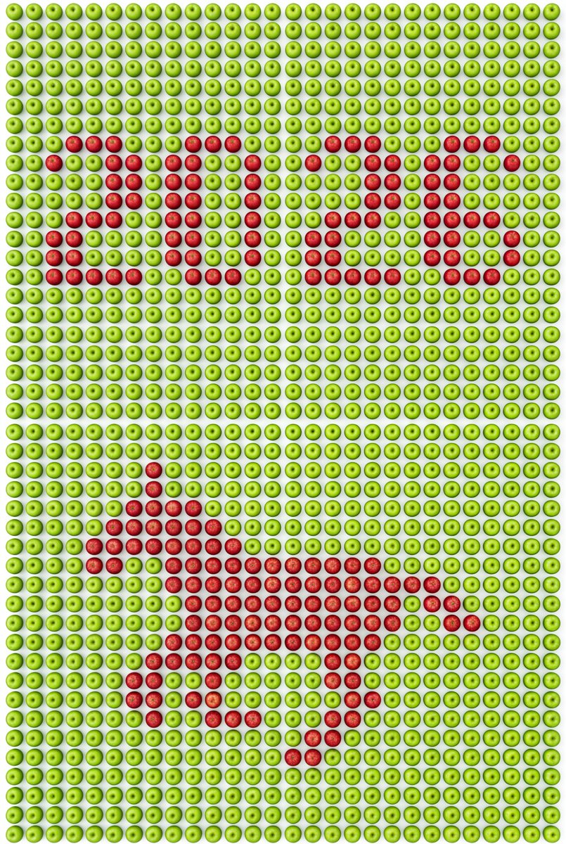 Pixel Art Grid using Fruit Flat-Lay Photography Prompt AI image template preview