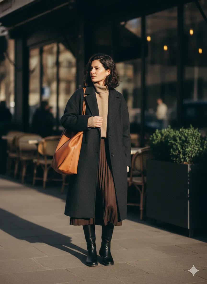 Scott Schuman Style Street Photography Portrait AI image template preview