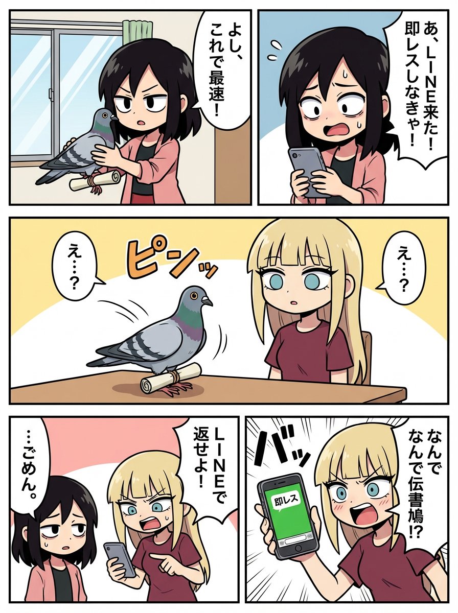 Japanese Text Prompt about Quick Replies and Trust AI image template preview