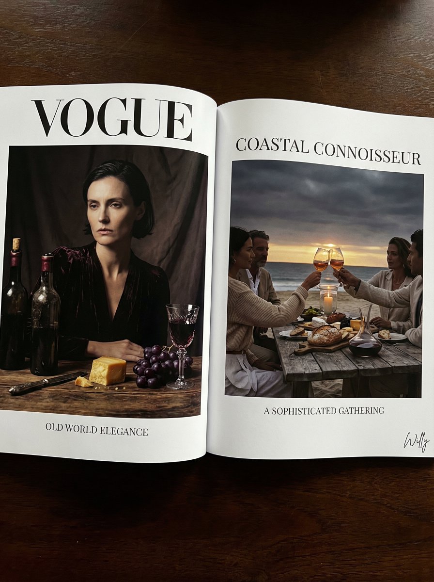 Vogue Editorial Dutch Master Still Life AI image template preview