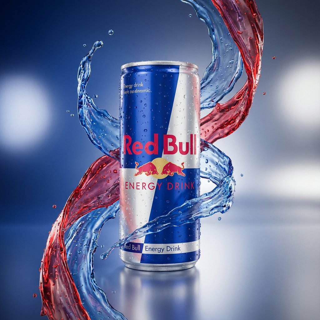 Hyper-Realistic Product Photography with Liquid Splash AI image template preview