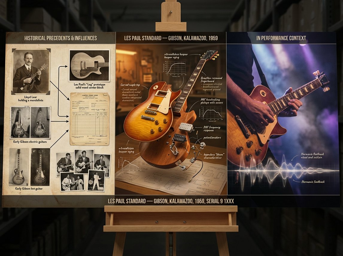 Instrument Genealogy Board (Luthier's Legacy) AI image template preview