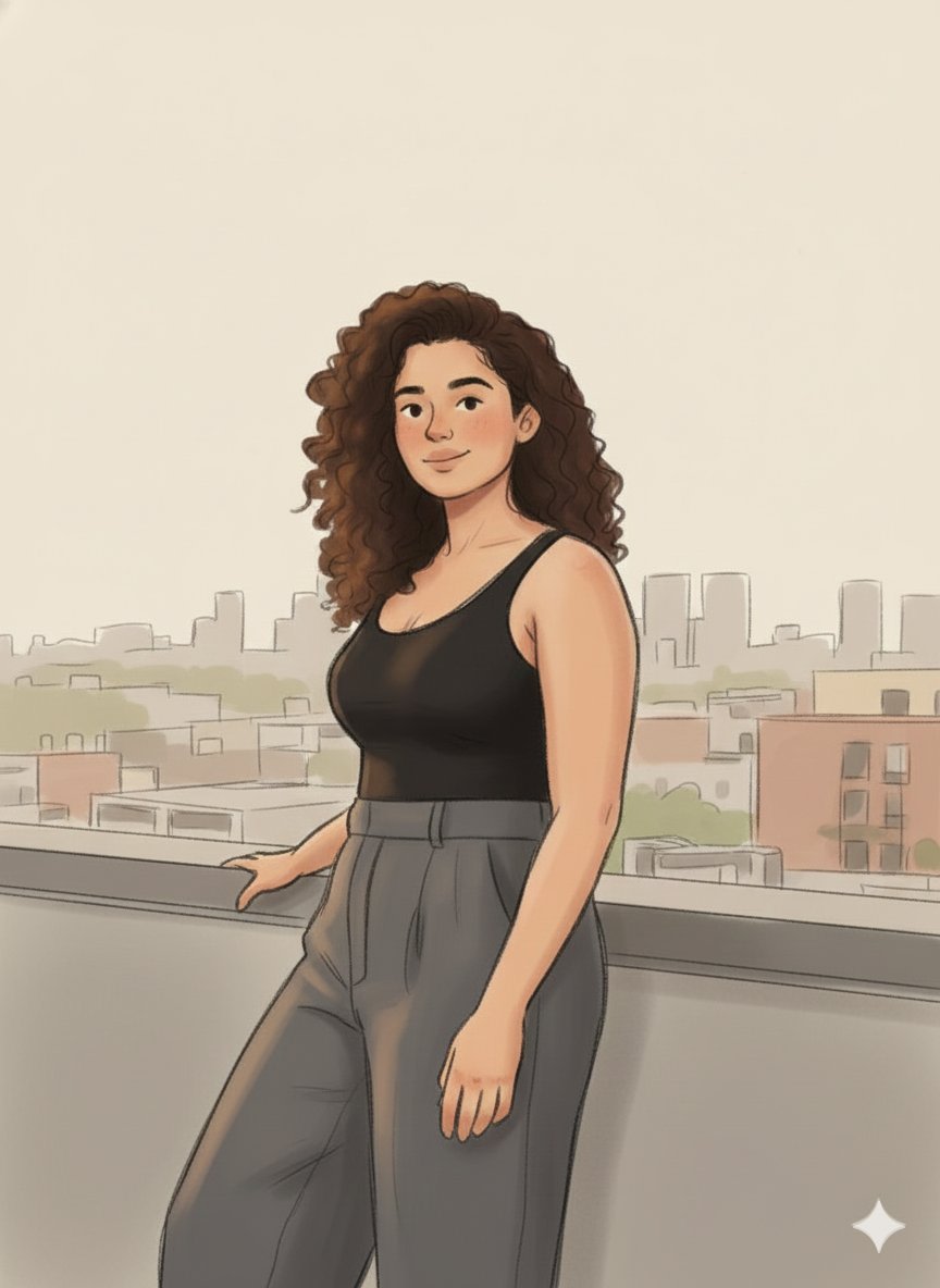 Cozy Marker and Pencil Illustration from Reference example 1