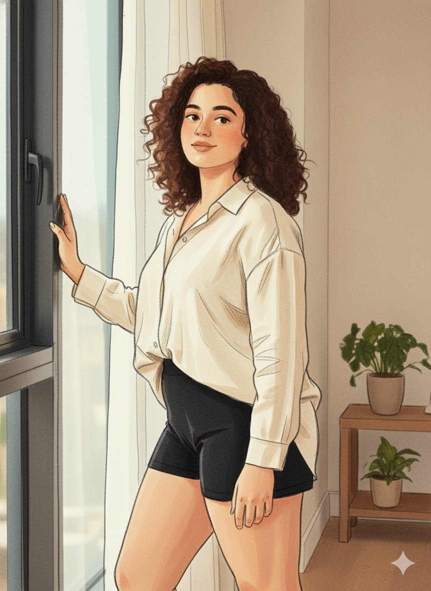 Cozy Marker and Pencil Illustration from Reference example 2