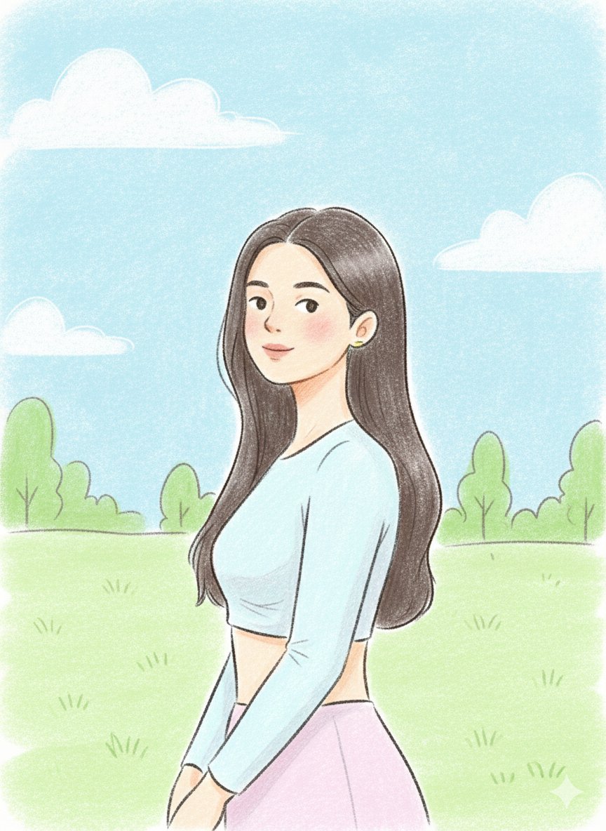 Pastel Illustration Style Transfer (Reference Required) AI image template preview