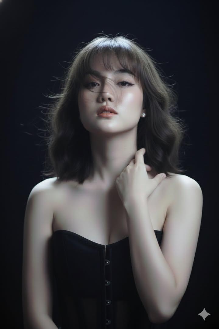 Ethereal C-Drama Aesthetic Portrait AI image template preview