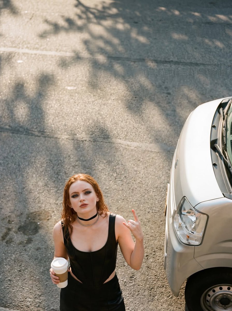 Urban Summer Portrait with High-Angle Shot example 2