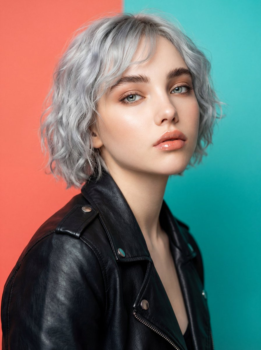 Ultra-Realistic Studio Fashion Model Portrait Prompt AI image template preview