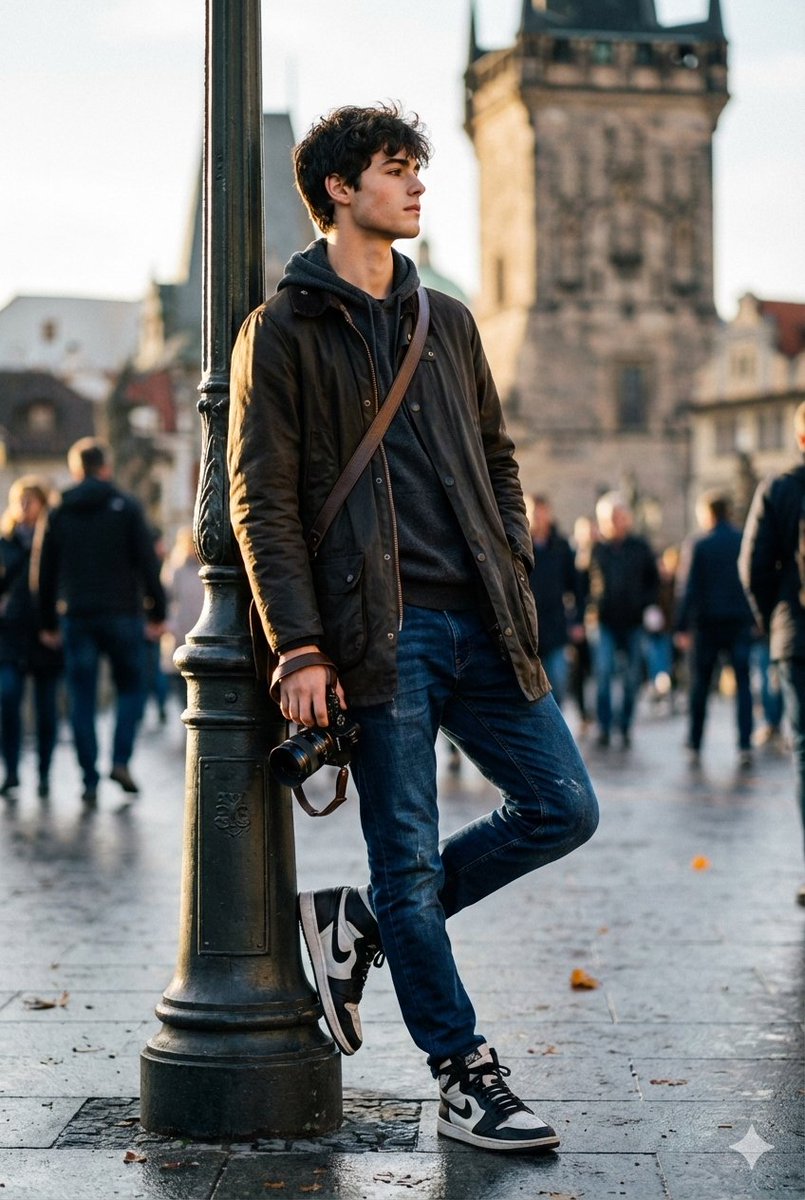 High-End Street Photography Transformation AI image template preview