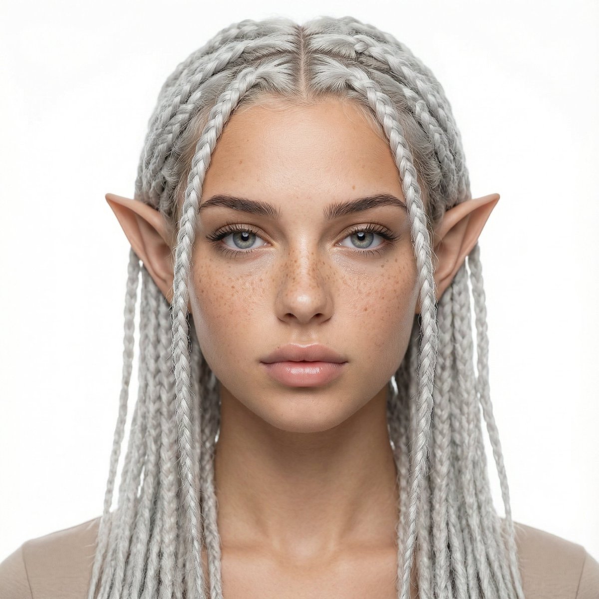 Avatar Girl Studio Portrait Transformation Prompt AI image template preview