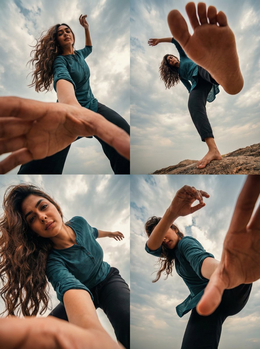 Transform Photo into 4 Dynamic Character Styles AI image template preview