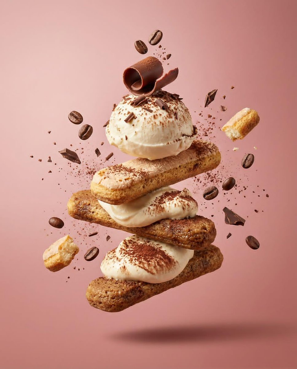 Deconstructed Food Photography Series in Levitation example 3