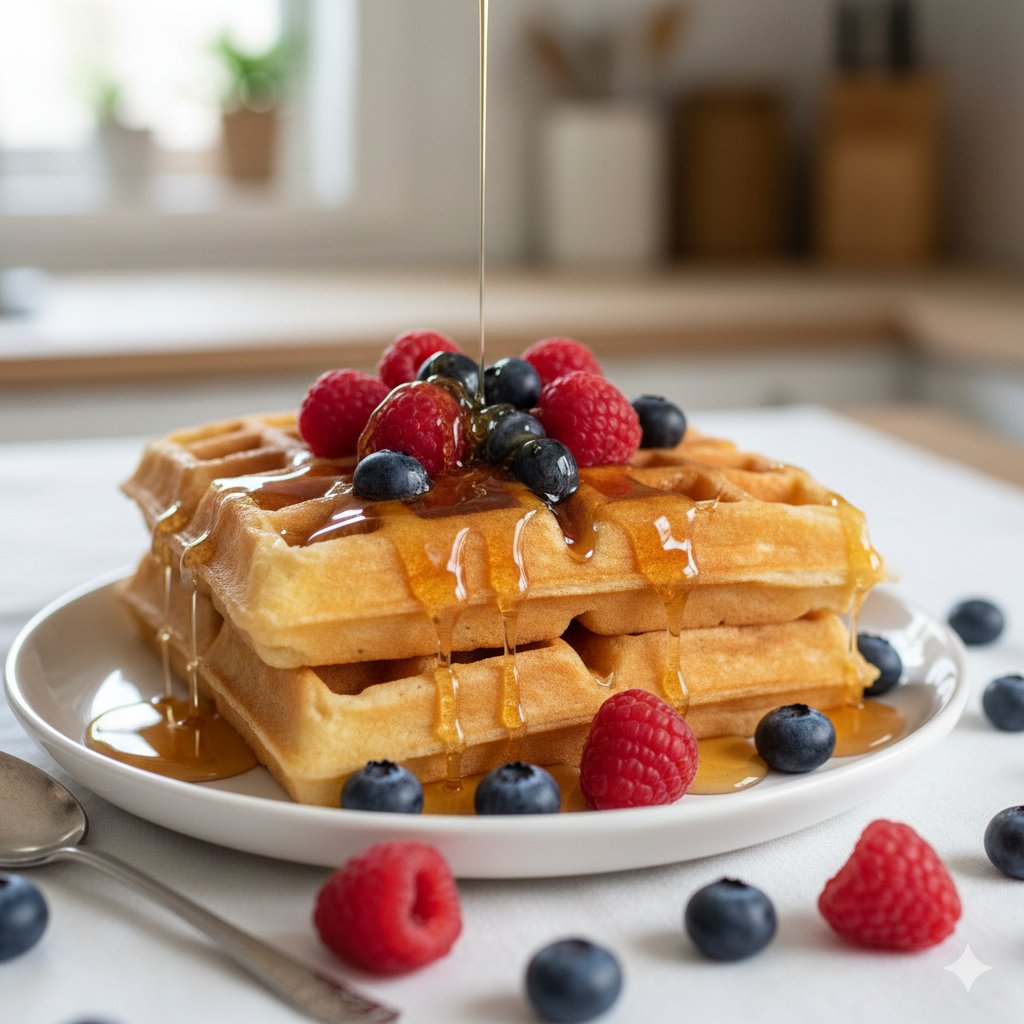 Eye-Level Food Photography Prompt AI image template preview
