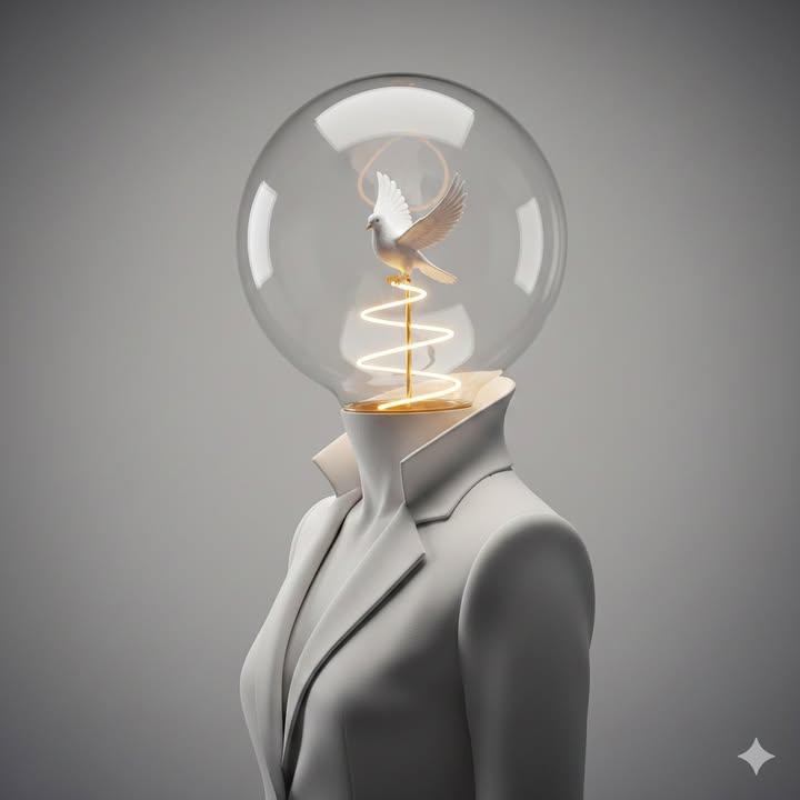 Surreal Minimalist Conceptual Artwork Prompt AI image template preview