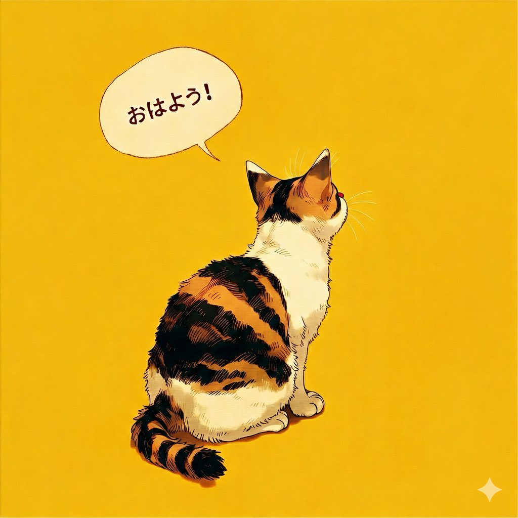 Japanese Text Generation Comparison (Oha-you) AI image template preview
