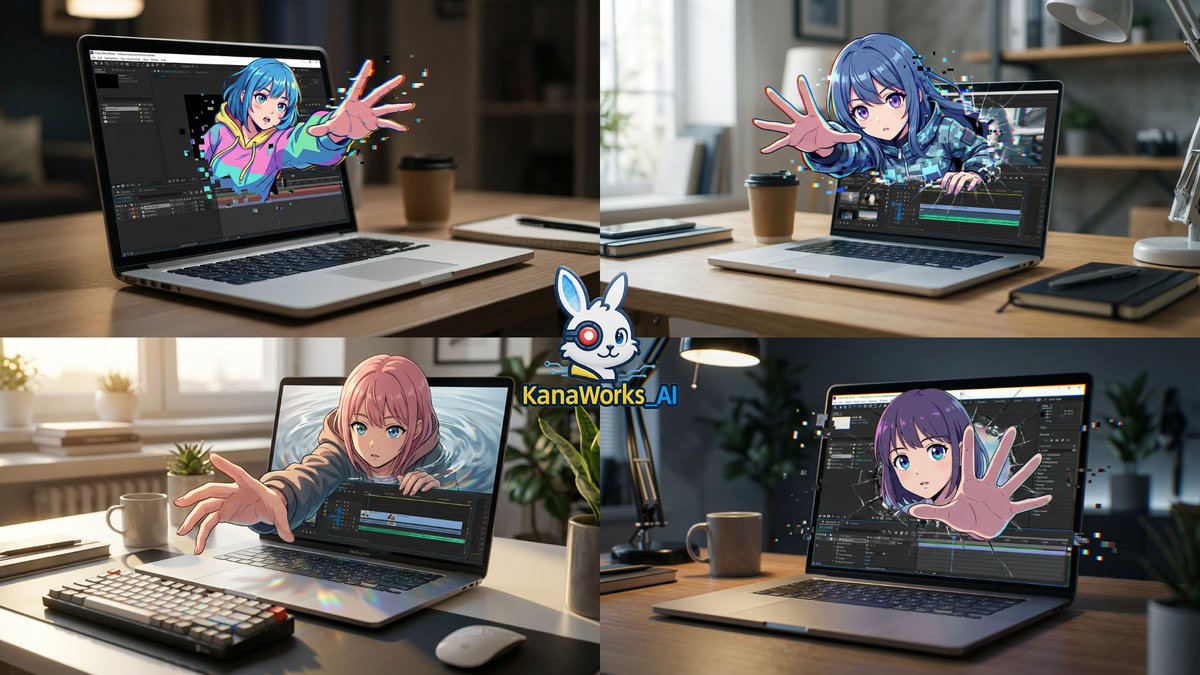Nano Banana Pro prompt for Cross Dimensions style AI image template preview