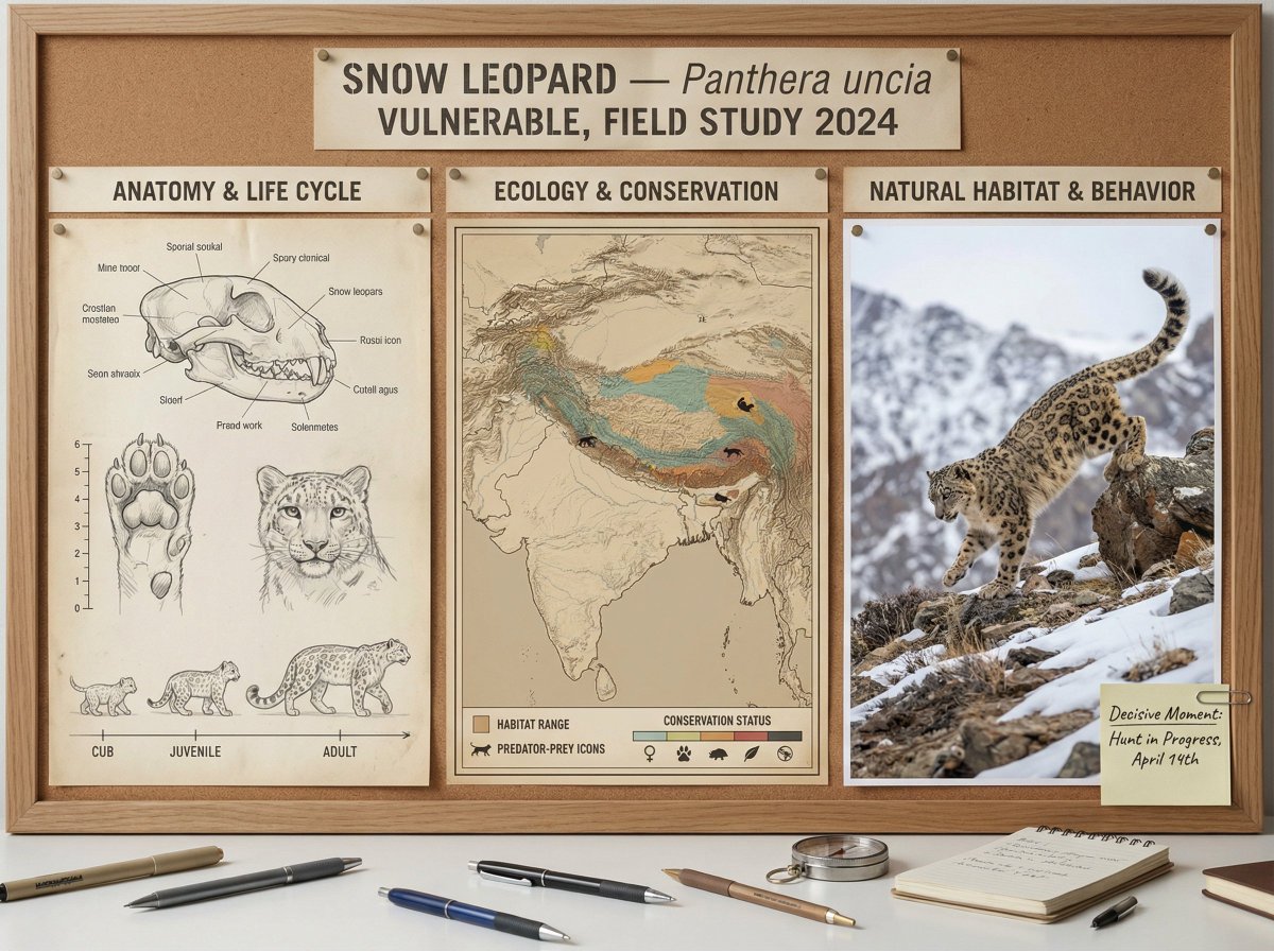 Scientific field researcher's documentation board prompt AI image template preview