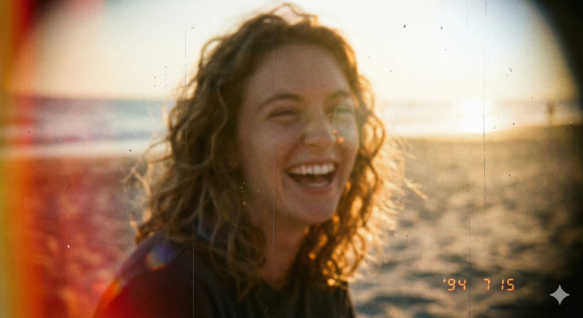Vintage Analog Film Photography Aesthetic Prompt AI image template preview