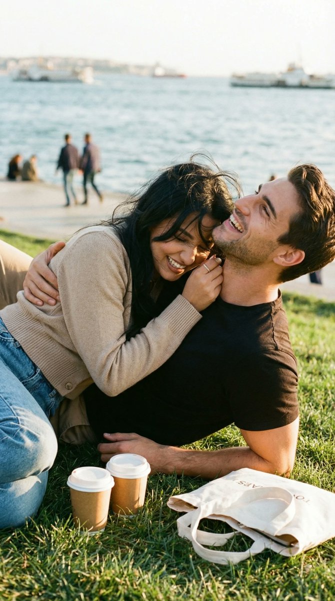 Ultra-Photorealistic Candid Romance Scene Prompt (JSON) AI image template preview