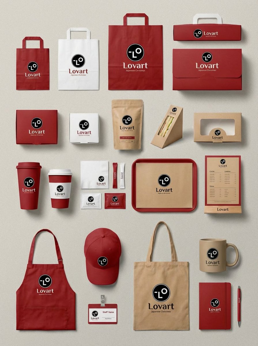 Flagship Brand Identity Mockup (Nano Banana Pro) AI image template preview