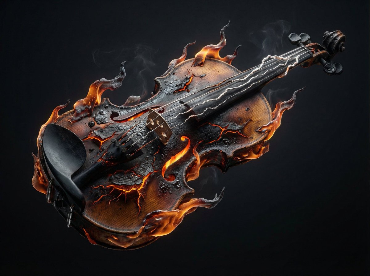 Combustion Freeze: Object Frozen at Ignition AI image template preview