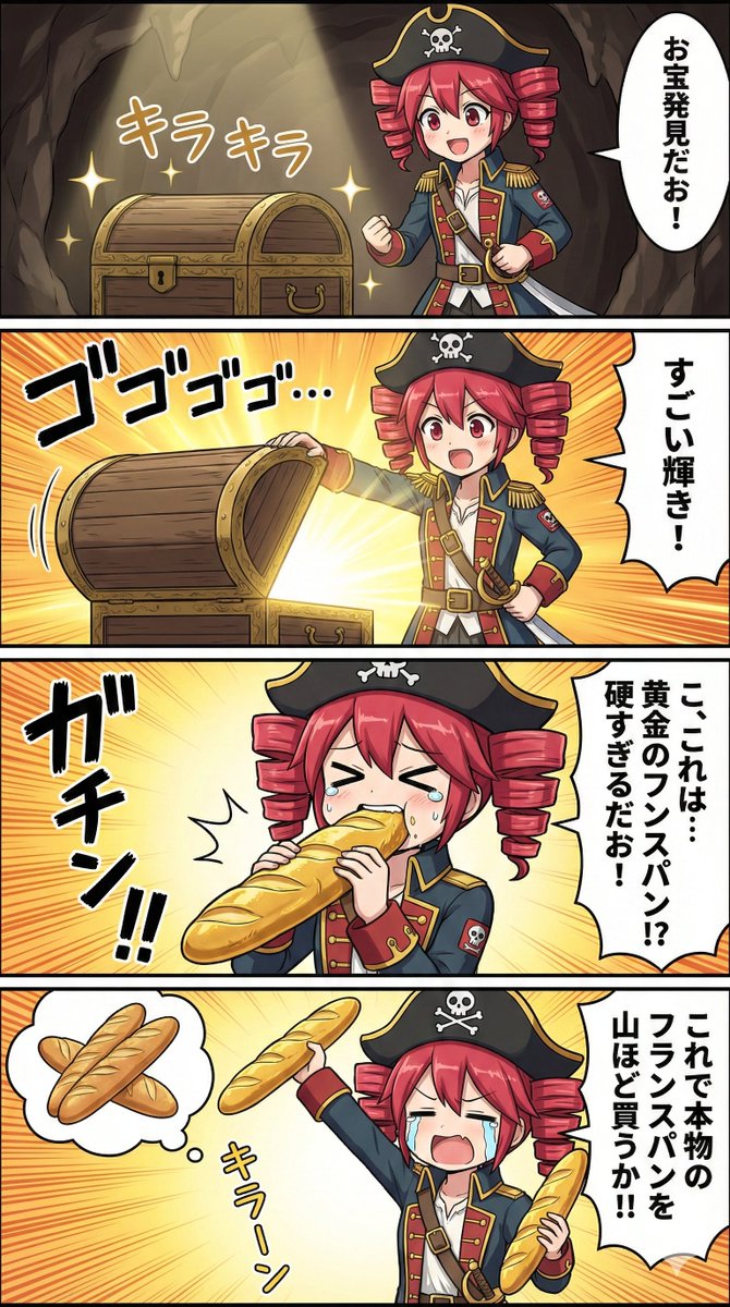 Nano Banana Pro Prompt for Teto Kasane in Pirate Attire AI image template preview