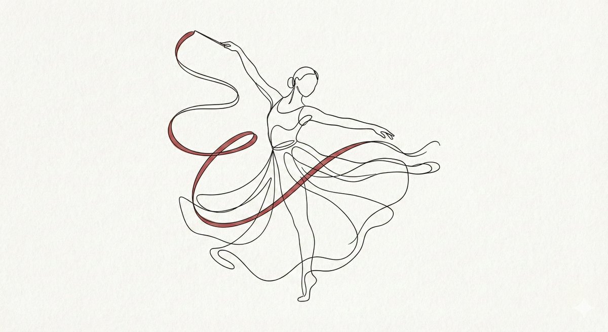 Minimalist Continuous Line Art Illustration AI image template preview