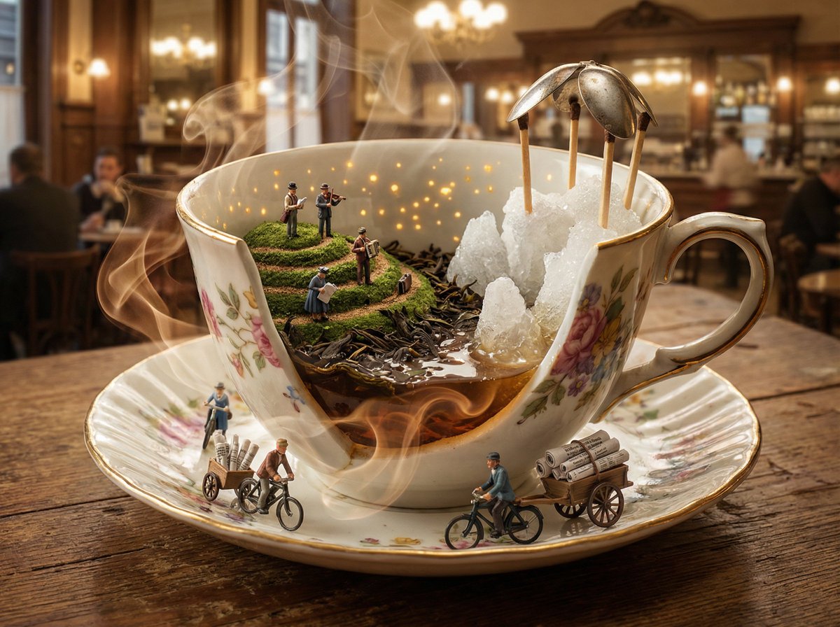 World in an Object Cinematic 3D Scene Template AI image template preview