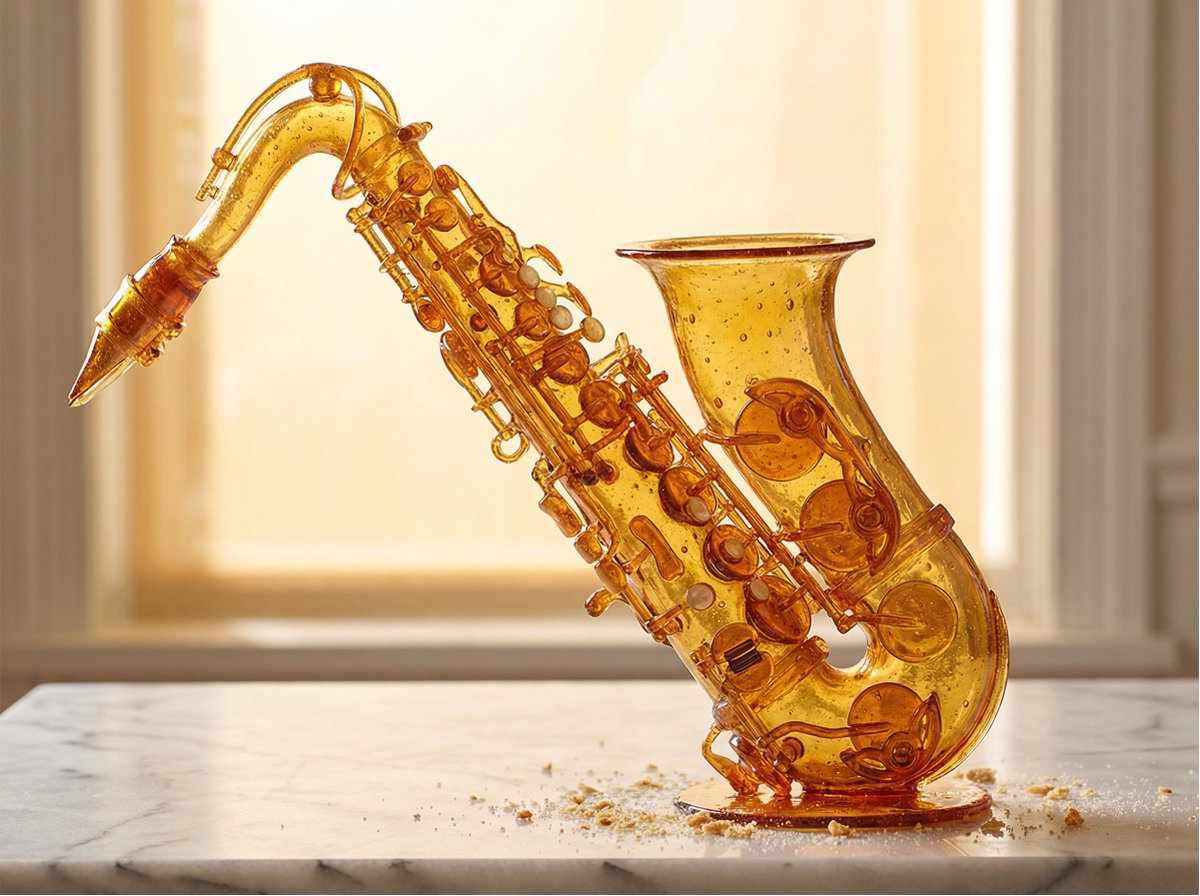 Product Rendered as Blown Sugar Prompt AI image template preview