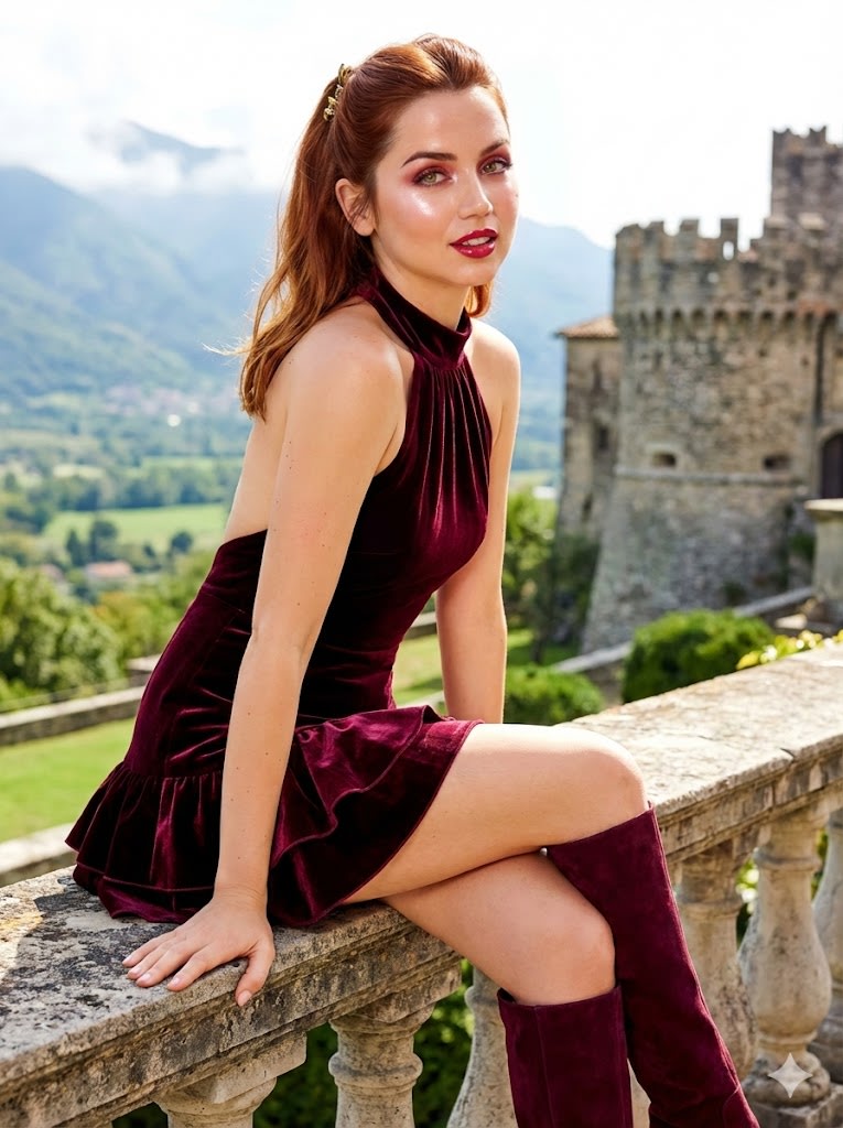 Ana de Armas Luxury Fashion Photography Prompt (Douyin Style) example 2
