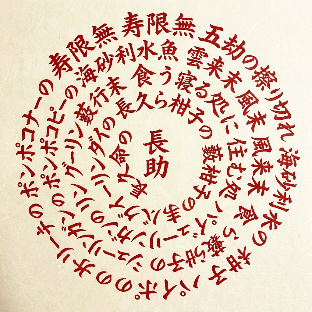 Lavart Agent Text Correction for Jugemu Prompt AI image template preview