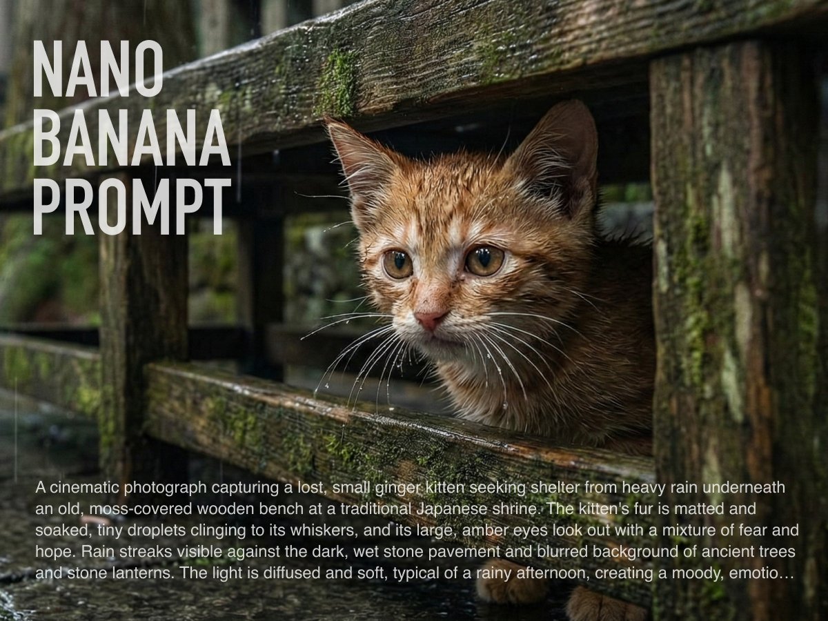 Wet Kitten Prompt Share AI image template preview