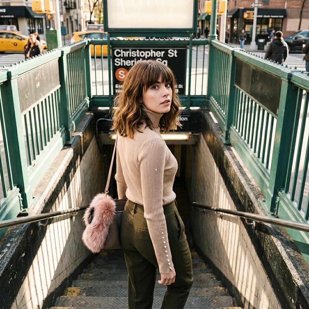 Urban Lifestyle Fashion Photography Prompt AI image template preview