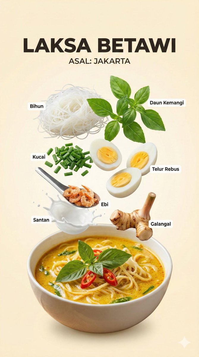 Structured Indonesian Food Infographic Prompt example 2