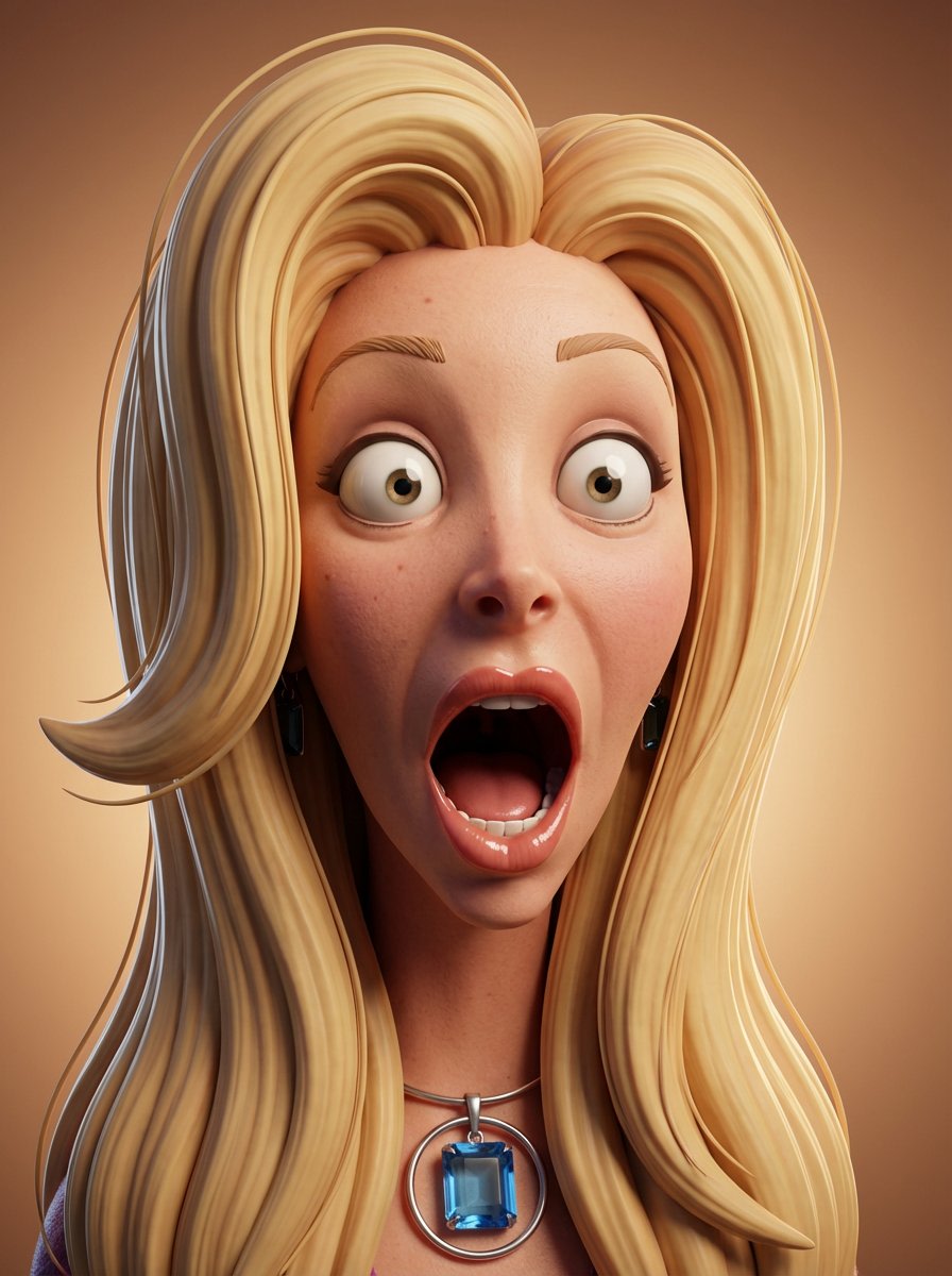 Hyper-Expressive 3D Cartoon Portrait from Photo Reference example 3