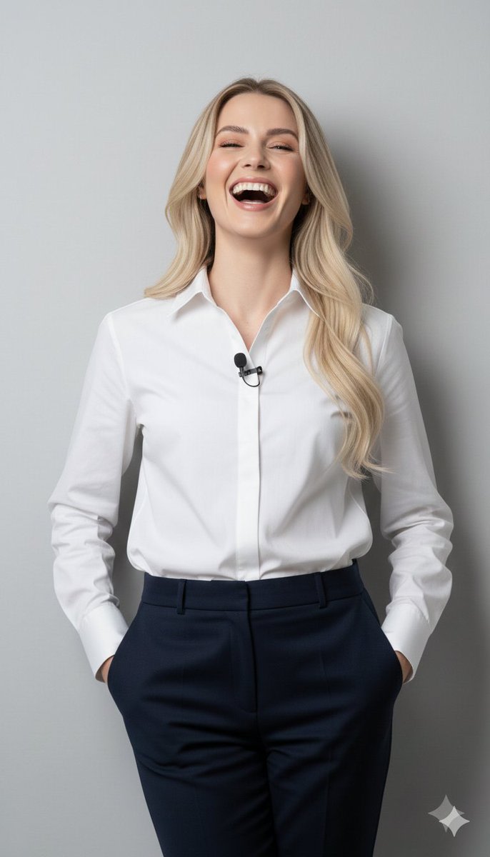 8K Close-Up Portrait of Joyful Laughter AI image template preview