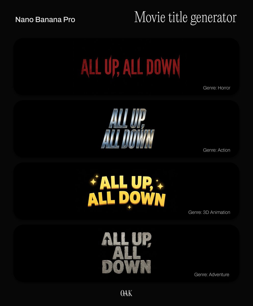 Movie Title Generator Prompt AI image template preview