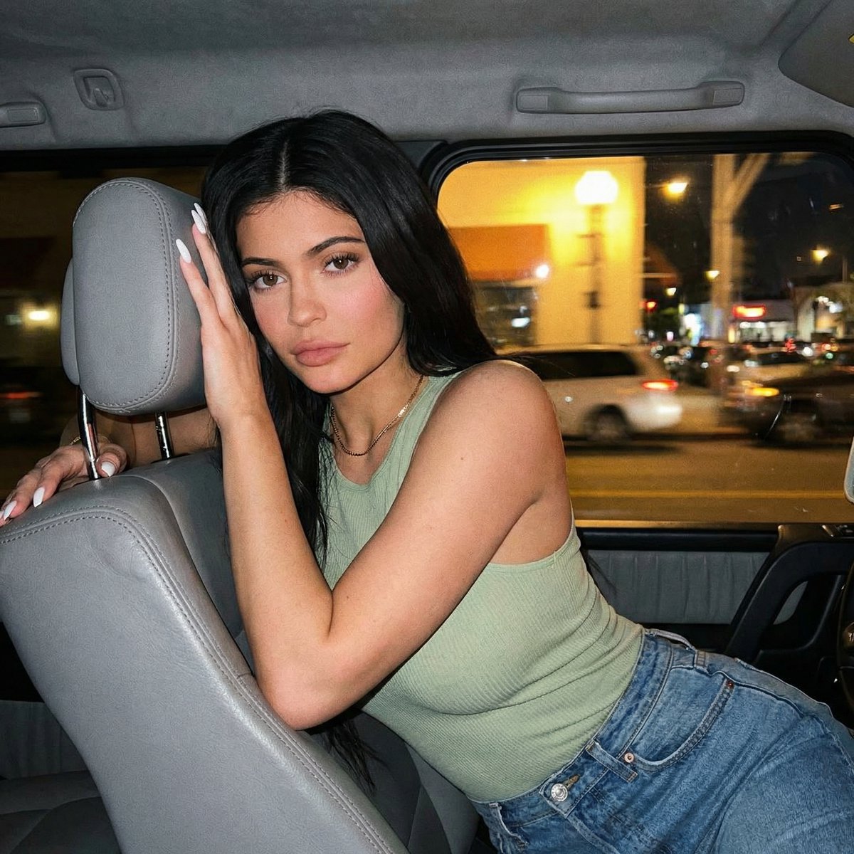 Candid Nighttime Car Portrait with High ISO Grain example 2