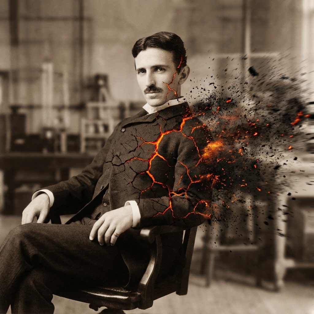 Disintegration Effect Function Prompt AI image template preview