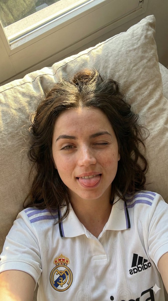 JSON Prompt for Scarlett Johansson in Real Madrid Kit (Candid Selfie) AI image template preview