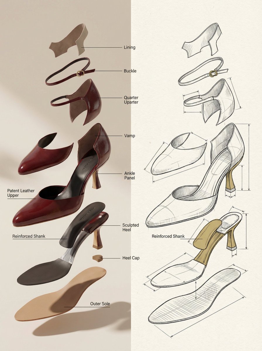 Exploded View Product Render Prompt AI image template preview