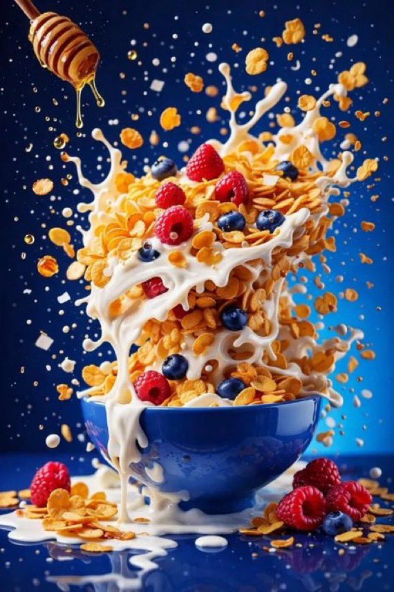 Hyper-Realistic High-Speed Food Photography Prompt AI image template preview