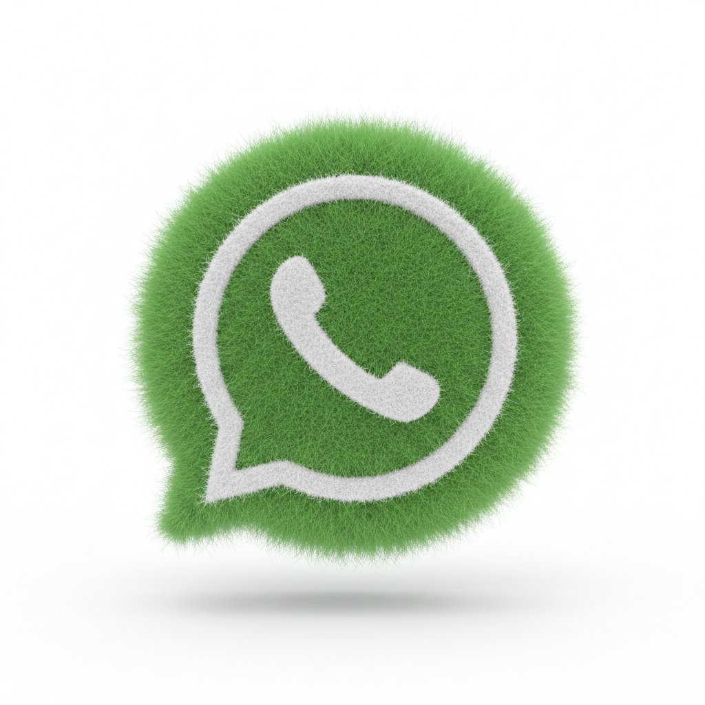 3D Logo Render with Fur Texture AI image template preview